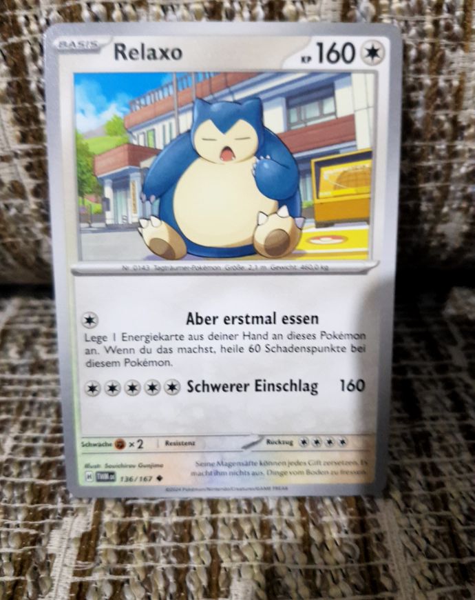2024 Pokémon Twilight Masquerade #136 Relaxo — front