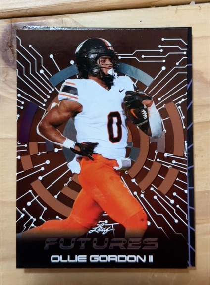 2024 Leaf Futures #FF-36 Ollie Gordon II — front