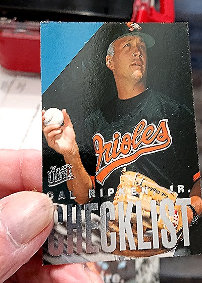 1997 Fleer Ultra #7 Cal Ripken Jr. Checklist — front