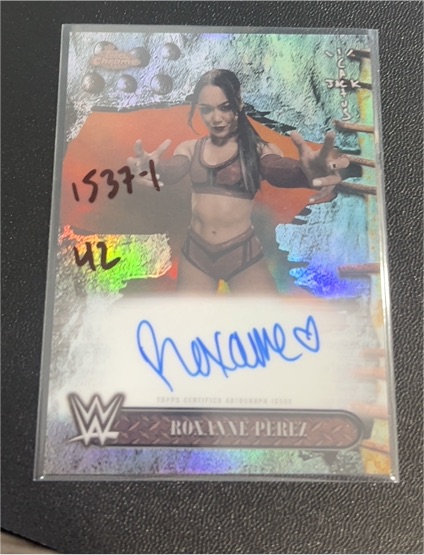 2025 Topps Chrome WWE Cactus Jack #27 Roxanne Perez — front