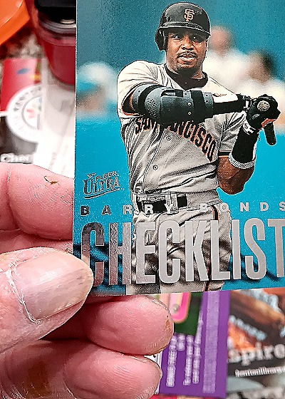 1997 Fleer Ultra #Checklist Barry Bonds — front