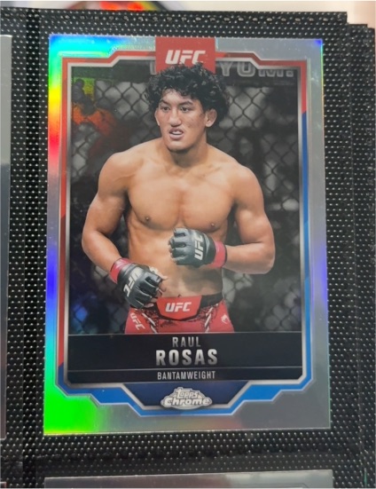 2025 Topps Chrome UFC #120 Raul Rosas — front