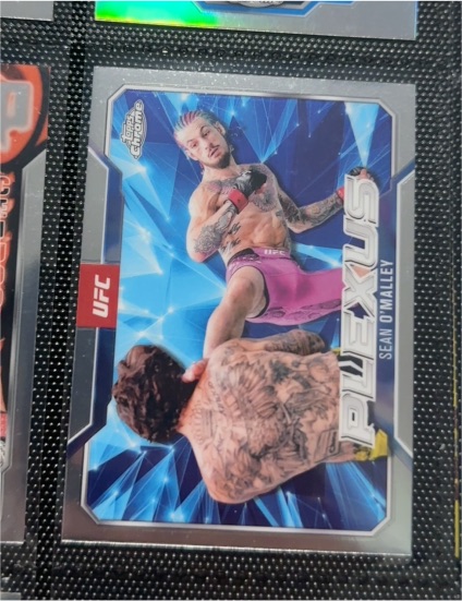 2025 Topps Chrome UFC #PLX-5 Sean O'Malley Plexus — front