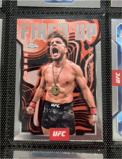2025 Topps Chrome UFC #FUP-18 Henry Cejudo Fired Up — front