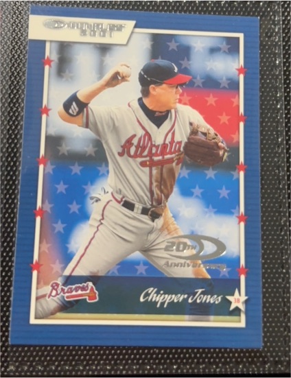 2001 Donruss 20th Anniversary #4 Chipper Jones — front