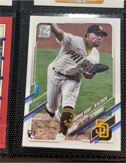 2021 Topps Update #US214 Luis Patino Rookie Debut — front