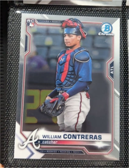 2021 Bowman Chrome #38 William Contreras — front