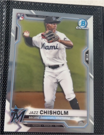 2021 Bowman Chrome #57 Jazz Chisholm — front