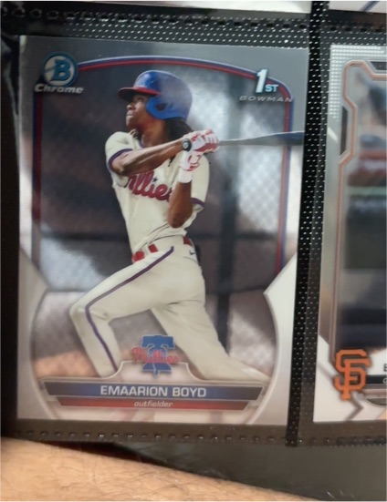 2023 Bowman Chrome Prospects #BP-128 Emaarion Boyd — front