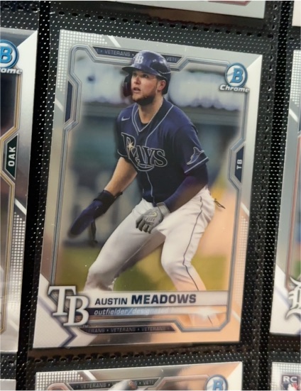 2021 Bowman Chrome #72 Austin Meadows — front