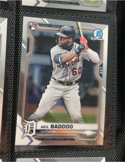 2021 Bowman Chrome #34 Akil Baddoo — front