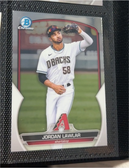 2023 Bowman Chrome #BCP-92 Jordan Lawlar — front