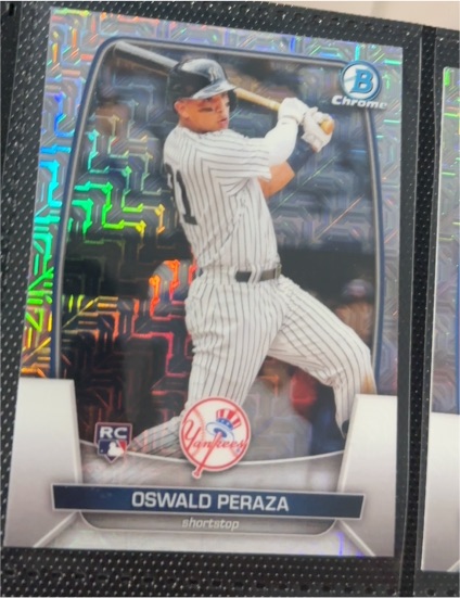 2023 Bowman Chrome #70 Oswald Peraza — front