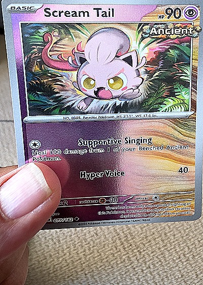 2024 Pokémon Temporal Forces #77 Scream Tail — front
