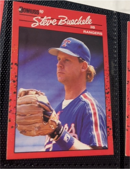 1990 Donruss #107 Steve Buechele — front