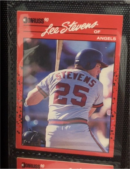 1990 Donruss #449 Lee Stevens — front