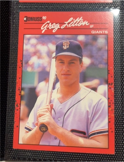 1990 Donruss #453 Greg Litton — front