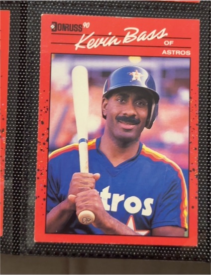 1990 Donruss #589 Kevin Bass Houston Astros — front