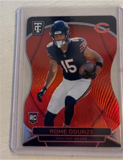 2023 Panini Prizm Rome Odunze Rookie Card Chicago Bears — front