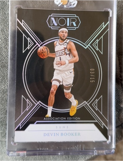 2024-25 Panini Noir Association Edition #13 Devin Booker — front