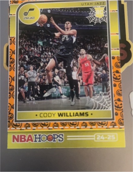 2024-25 Panini Haunted Hoops #238 Cody Williams — front