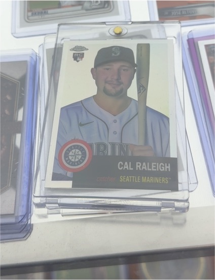 2022 Topps Chrome Platinum Anniversary #237 Cal Raleigh — front