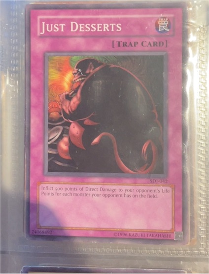 1996 Yu-Gi-Oh! SDJ-042 Just Desserts — front