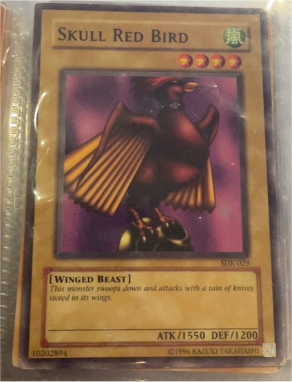 Yu-Gi-Oh! SDK-029 Skull Red Bird — front