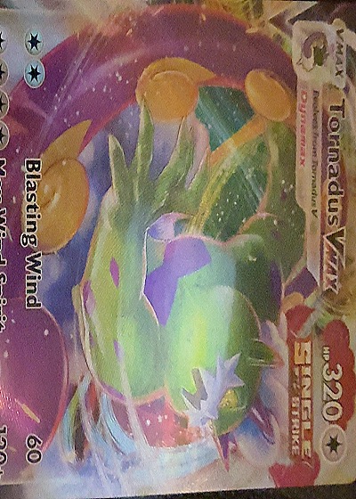 2020 Pokemon Sword & Shield VMAX #SV107 Tornadus VMAX — front