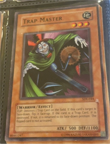 1996 Yu-Gi-Oh! SDK-044 Trap Master — front