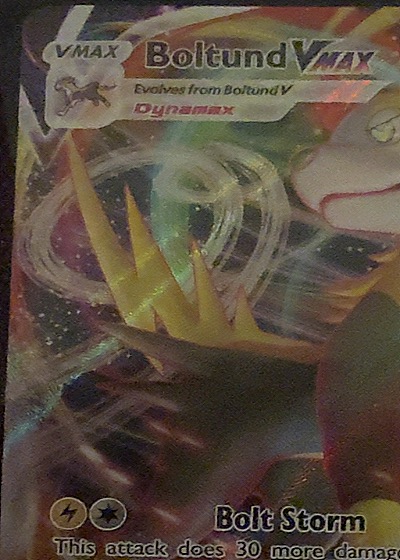 2021 Pokemon TCG Boltund VMAX 104/264 — front