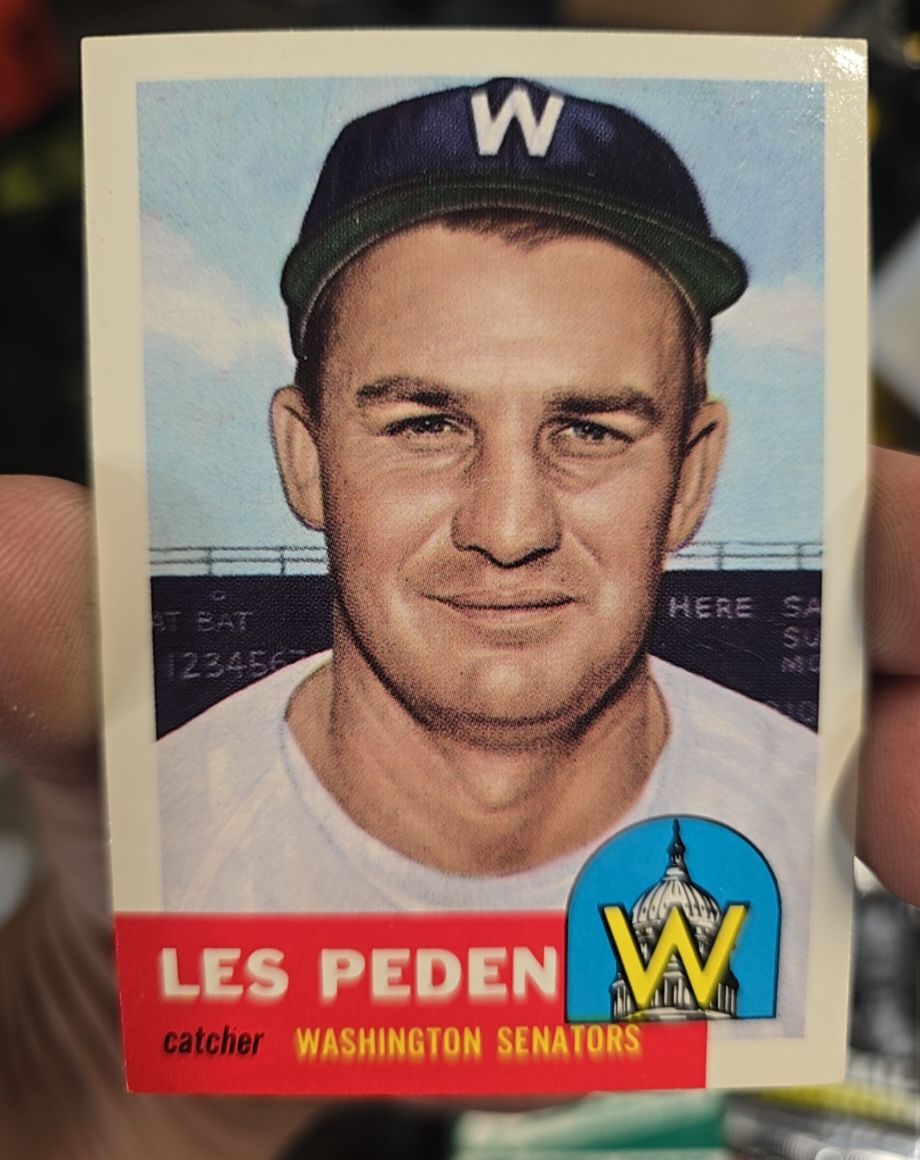 1991 Topps Archives 1953 #256 Les Peden — front