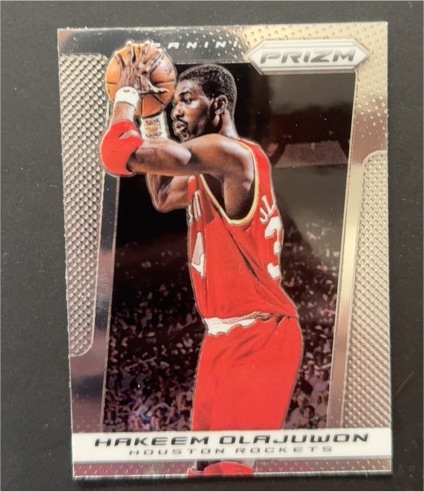 2013-14 Panini Prizm #254 Hakeem Olajuwon — front