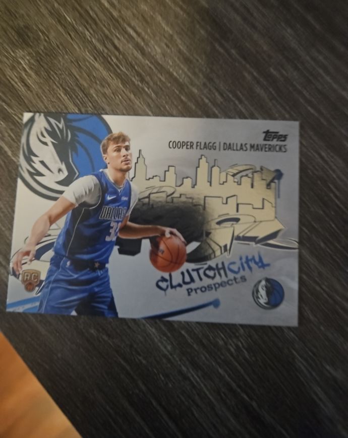 2025-26 Topps Clutch City Prospects #CC-1 Cooper Flagg — front