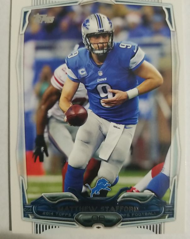 2014 Topps #5 Matthew Stafford — front