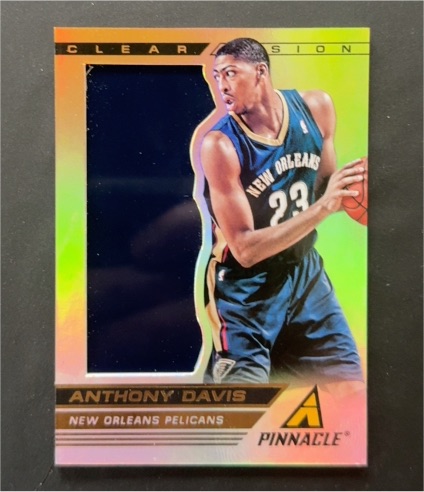 2013-14 Pinnacle Clear Vision Anthony Davis — front
