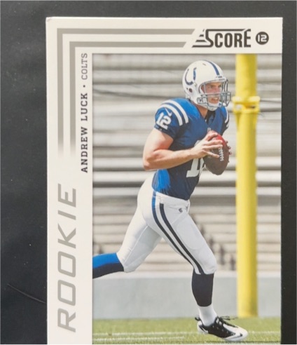 2012 Score #304 Andrew Luck Rookie Card — front