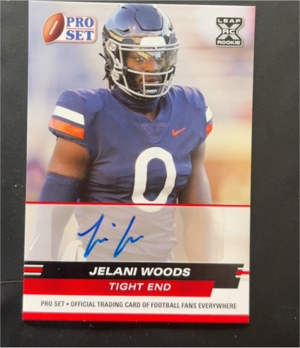 2022 Leaf Pro Set #PSA-JW1 Jelani Woods — front