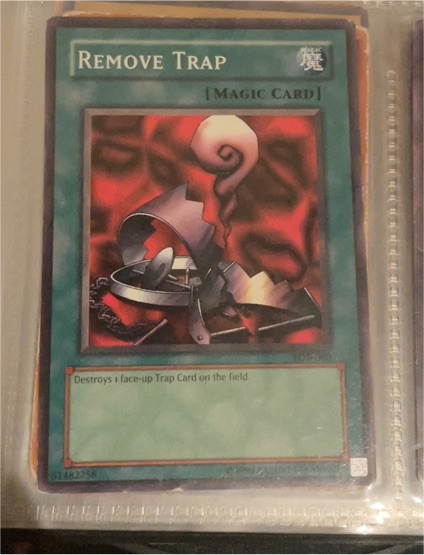 1996 Yu-Gi-Oh! #SDJ-034 Remove Trap — front