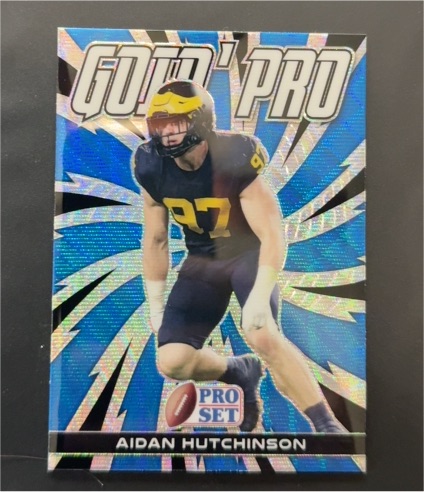 2022 Leaf Pro Set Goin' Pro #GP-AH1 Aidan Hutchinson — front