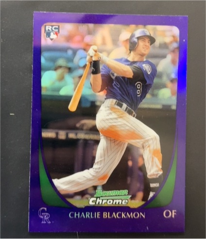 2011 Bowman Chrome #7 Charlie Blackmon — front
