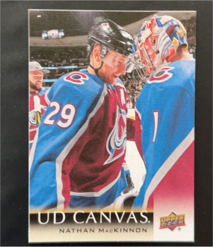 2018-19 Upper Deck Canvas #C20 Nathan MacKinnon — front