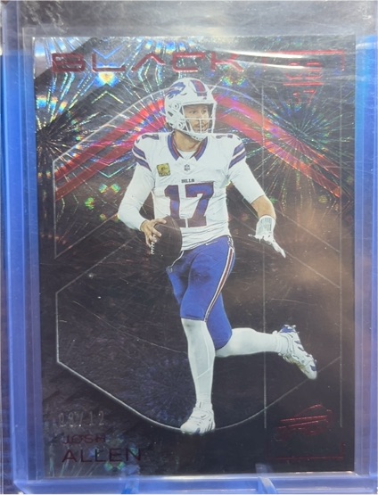 2023 Panini Black #12 Josh Allen — front