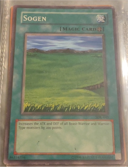 1996 Yu-Gi-Oh! SDK-045 Sogen — front