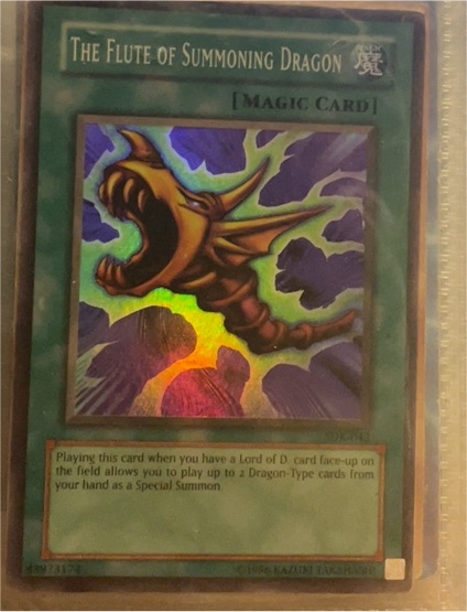 2002 Yu-Gi-Oh! SDK-042 The Flute of Summoning Dragon — front