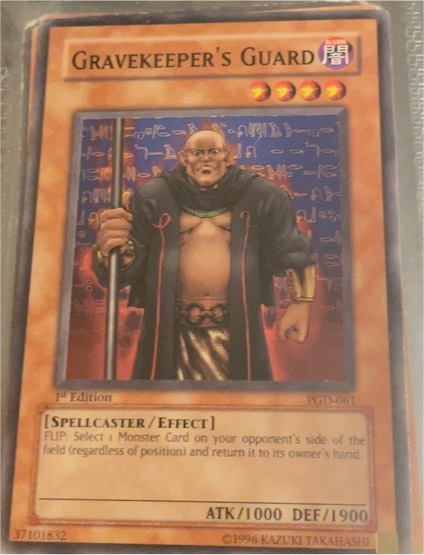 Yu-Gi-Oh! Pharaonic Guardian #PGD-061 Gravekeeper's Guard — front