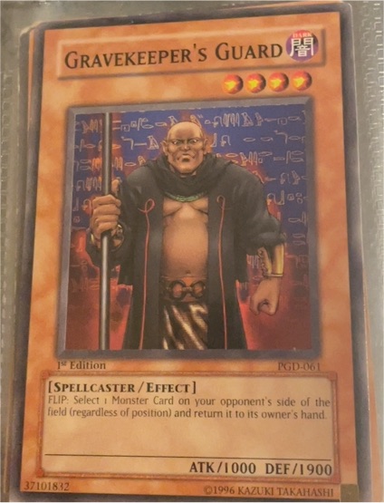 Yu-Gi-Oh! Pharaonic Guardian #PGD-061 Gravekeeper's Guard — front