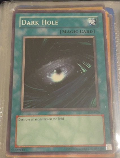 Yu-Gi-Oh! SDP-026 Dark Hole — front