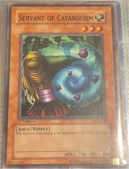 Yu-Gi-Oh! Servant of Catabolism PGD-012 — front