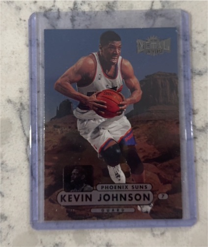1997-98 Skybox Metal Universe #7 Kevin Johnson — front